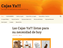 Tablet Screenshot of cajasya.com.ar